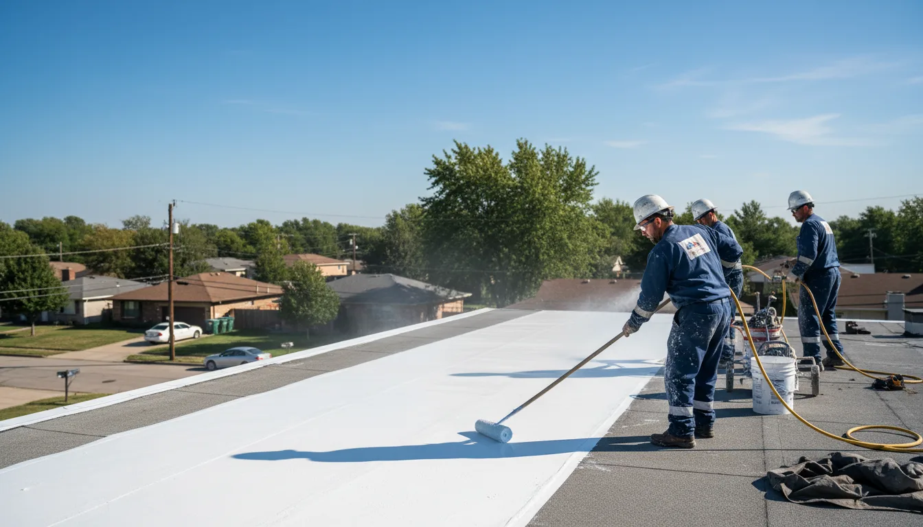Commercial roof coating in Hagaman, NY near me